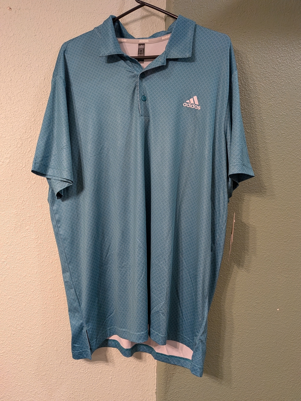 Adidas Men’s Teal Performance Polo